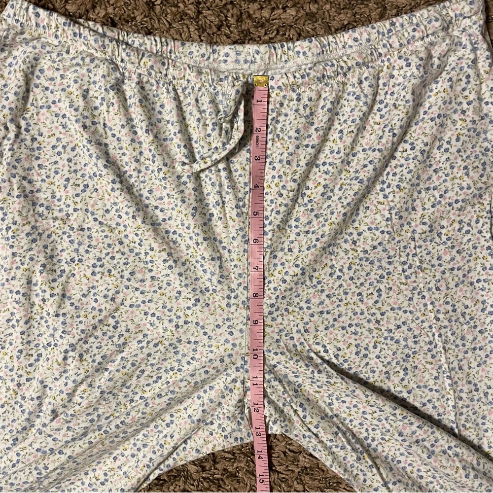 Lauren Ralph Lauren XL 100% Cotton Embroidered Logo Dainty Floral Pajama Set - Picture 15 of 16